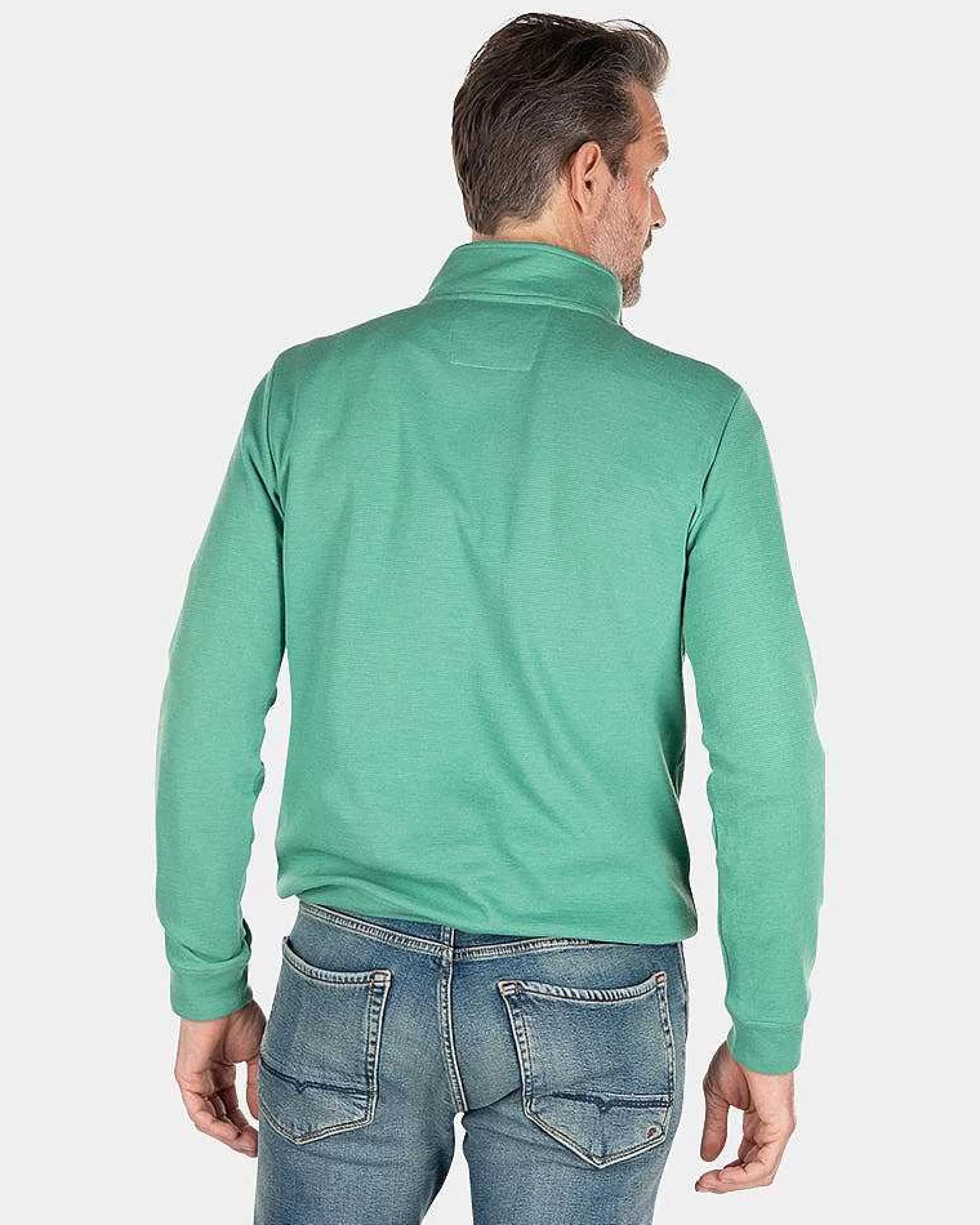 Flash Sale NZA New Zealand Auckland Fleecepullover Mit Reisverschluss-Amazon Green