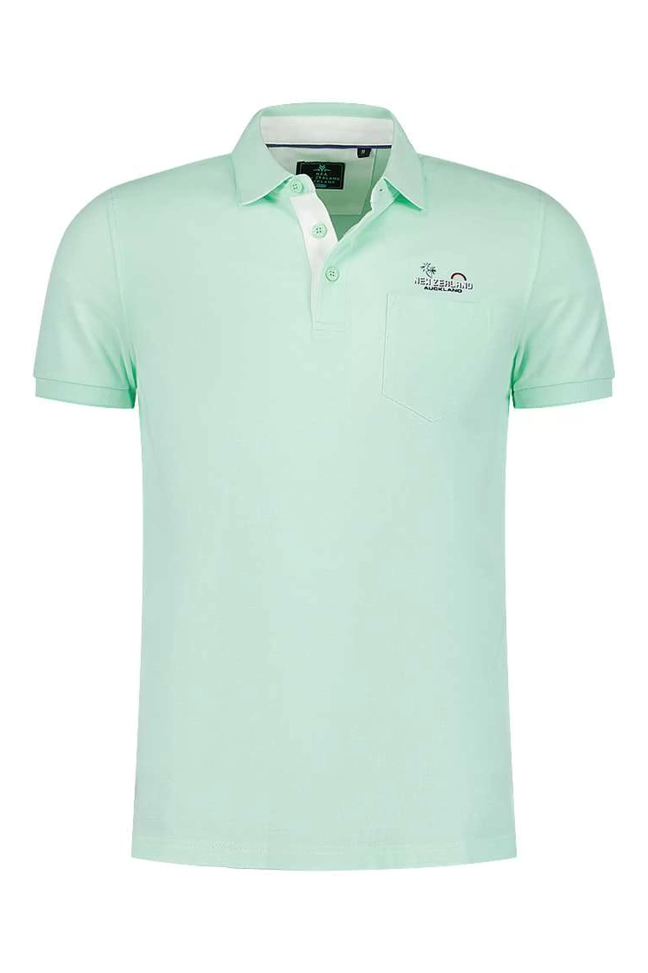 Online NZA New Zealand Auckland Leichtes Baumwollpolo-Teal Green