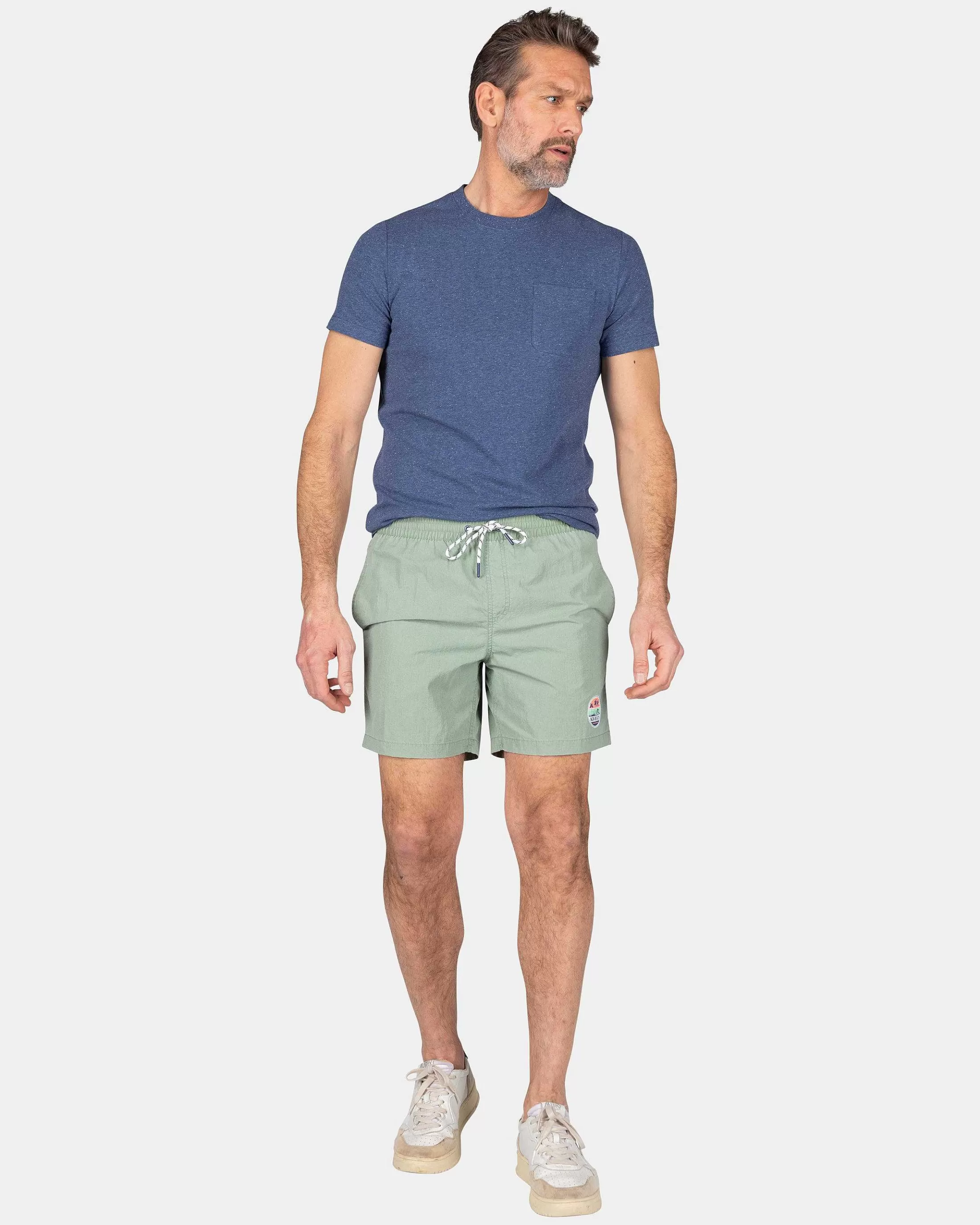 Store NZA New Zealand Auckland Schlichte Badehose-Mellow Army