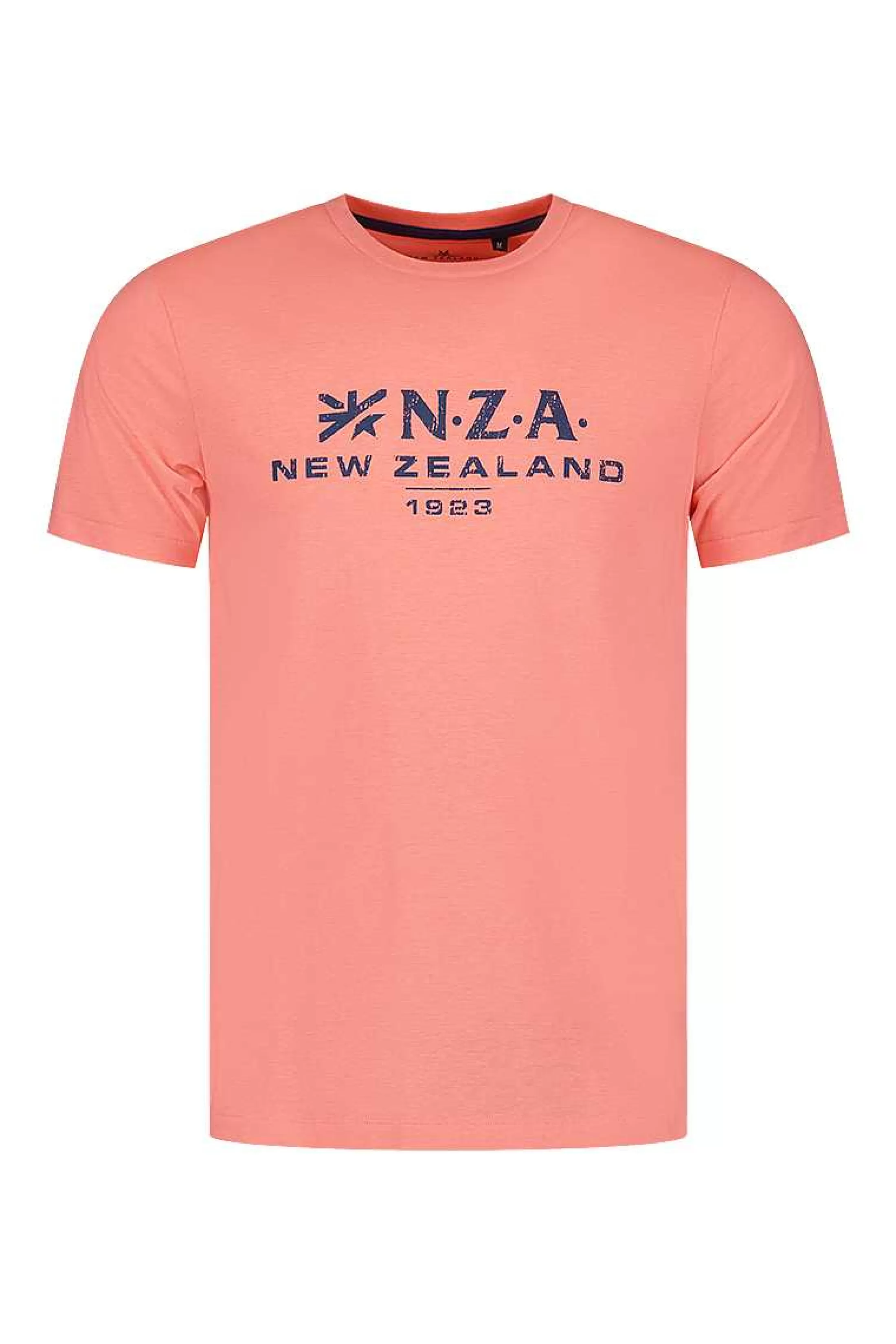 Fashion NZA New Zealand Auckland T-Shirt Mit Rundhalsausschnitt-Fury Pink